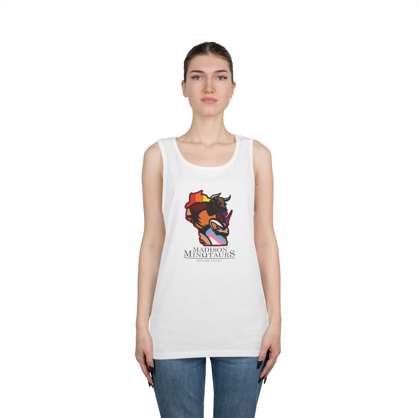 Madison Mintateliers Colorblock Bull Logo Tank