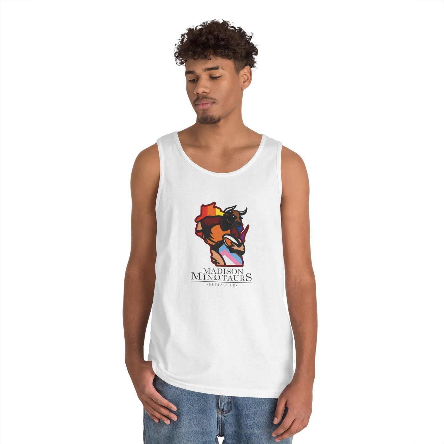Madison Mintateliers Colorblock Bull Logo Tank
