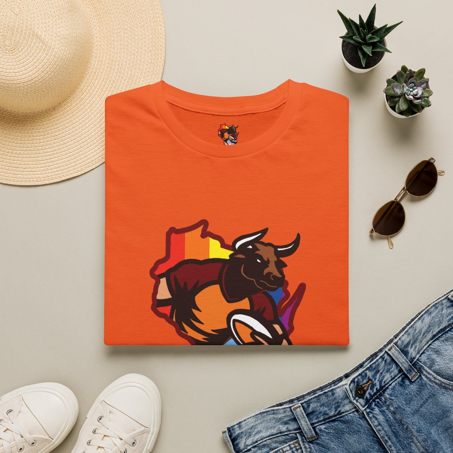 Madison Minotaurs Rugby Logo T-Shirt — Bold Athletic Bull Graphic