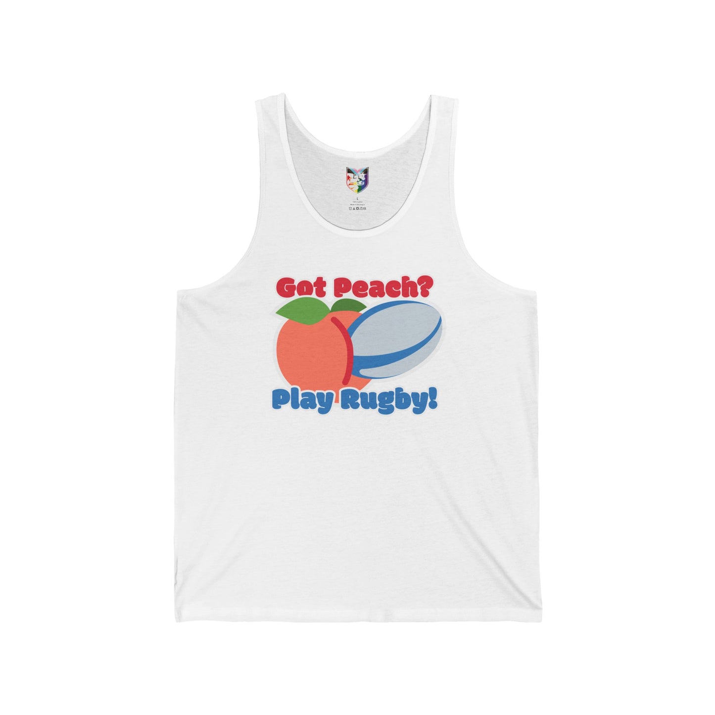 Got Peach Play Rugby Tank