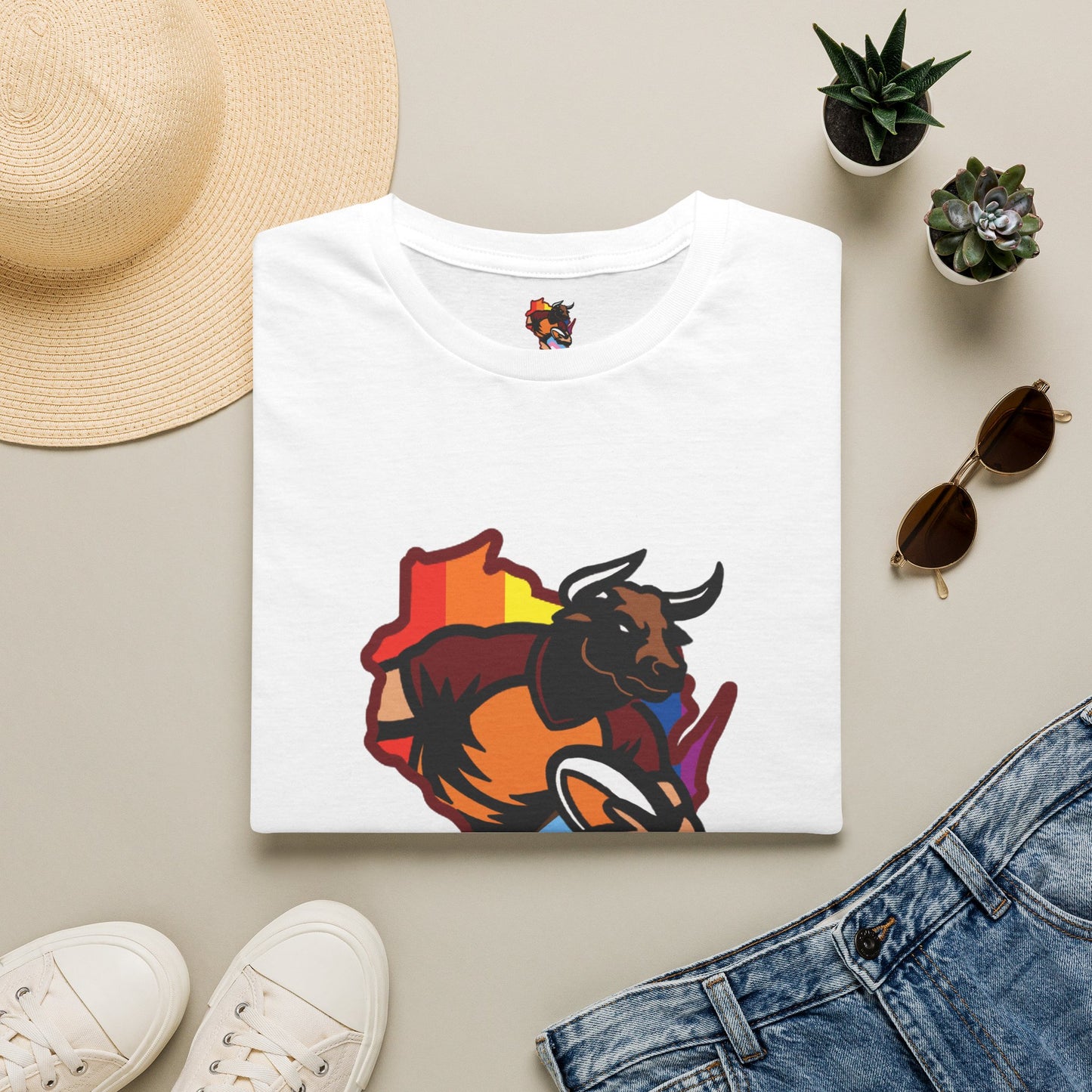 Madison Minotaurs Rugby Logo T-Shirt — Bold Athletic Bull Graphic