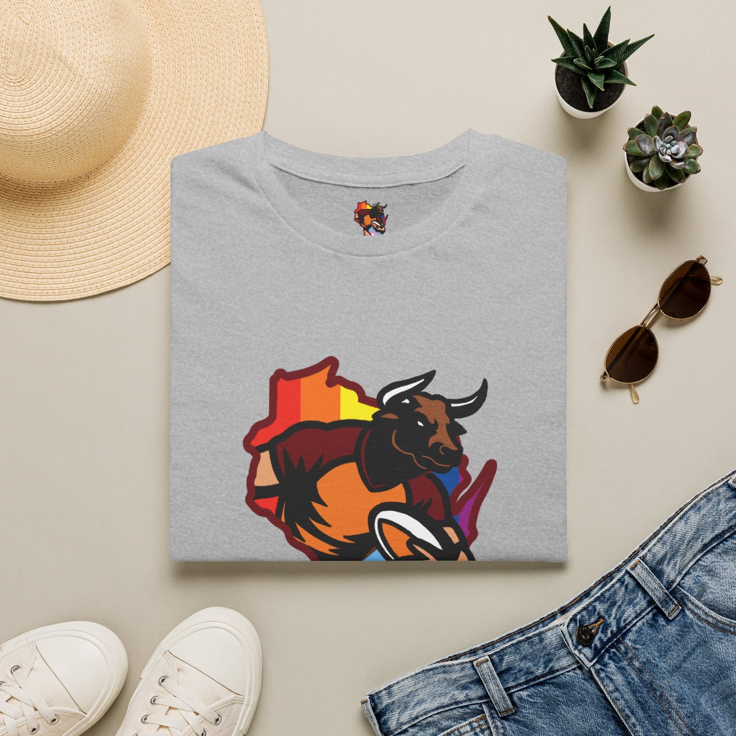 Madison Minotaurs Rugby Logo T-Shirt — Bold Athletic Bull Graphic